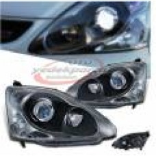DEPO HONDA CIVIC HB 2002-2005 SİYAH MERCEKLİ FAR